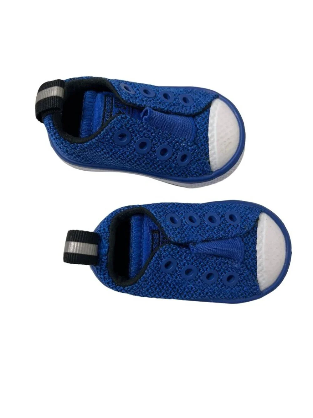 Converse All Star Toddler Blue Slip-On Shoes Laceless Low Top Lightweight